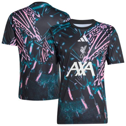 Men
s adidas  Black Liverpool 2025/26 Pre-Match Training Jersey