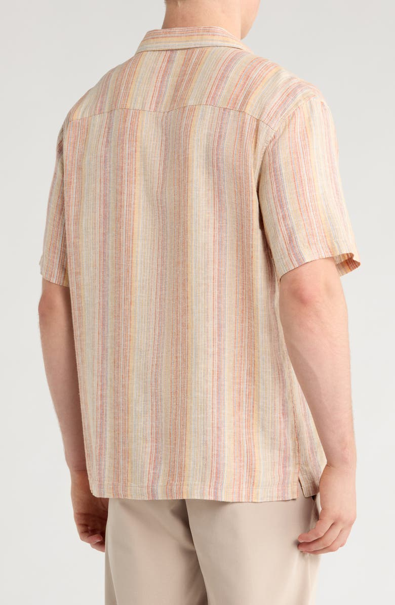 TRUTH Stripe Camp Shirt, Alternate, color, Cold Multi Barcode Stripe