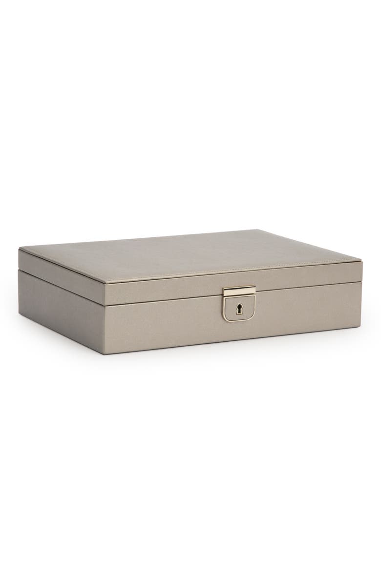 WOLF Palermo Medium Jewelry Box, Alternate, color, Pewter