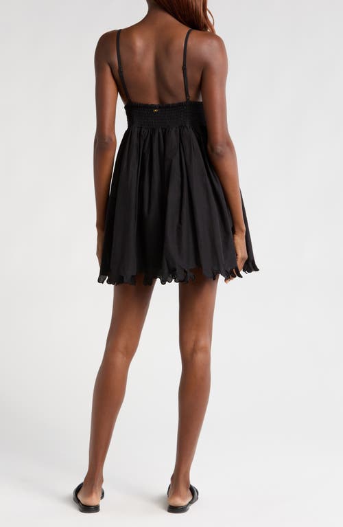 Pq Swim Beatrice Cover-up Minidress In Midnight