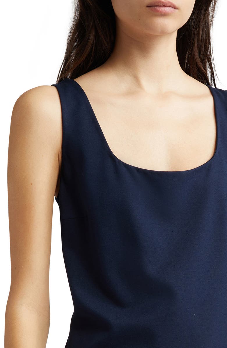 PARTOW Allora Compact Jersey Tank Midi Dress, Alternate, color, Navy