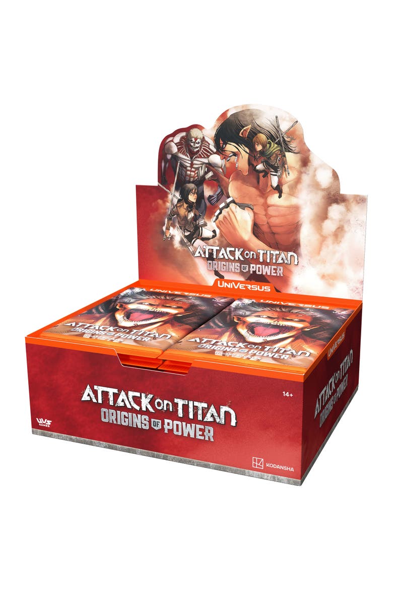 Attack On Titan Origins Of Power Booster Display, Alternate, color, Multicolored