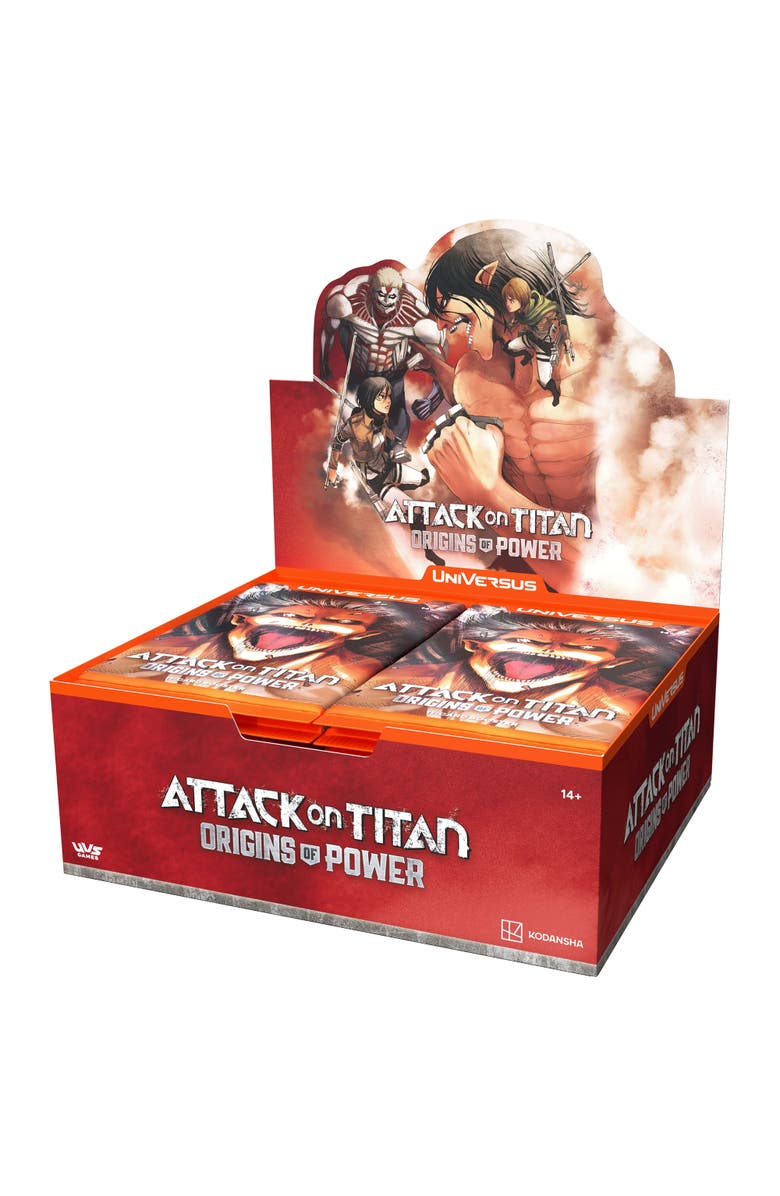 UniVersus Attack On Titan Origins Of Power Booster Display, Alternate, color, Multicolored