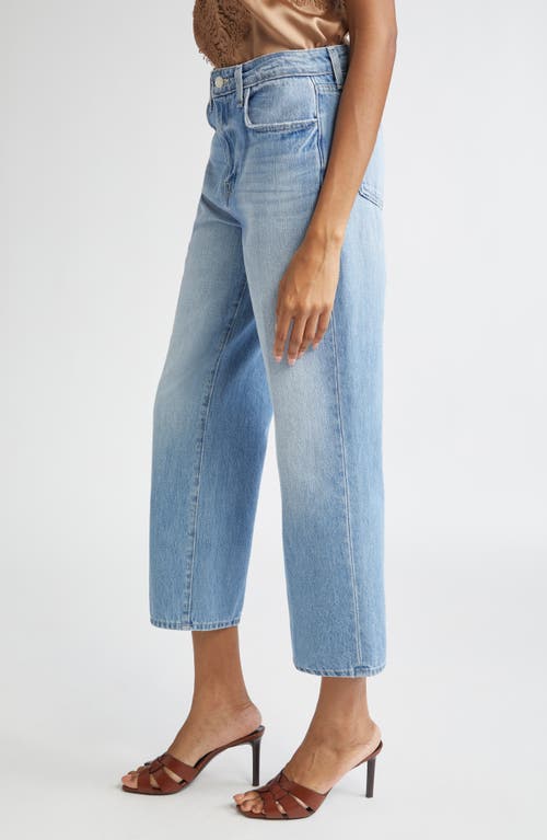 L Agence L'agence June Stovepipe Crop Jeans In Blue