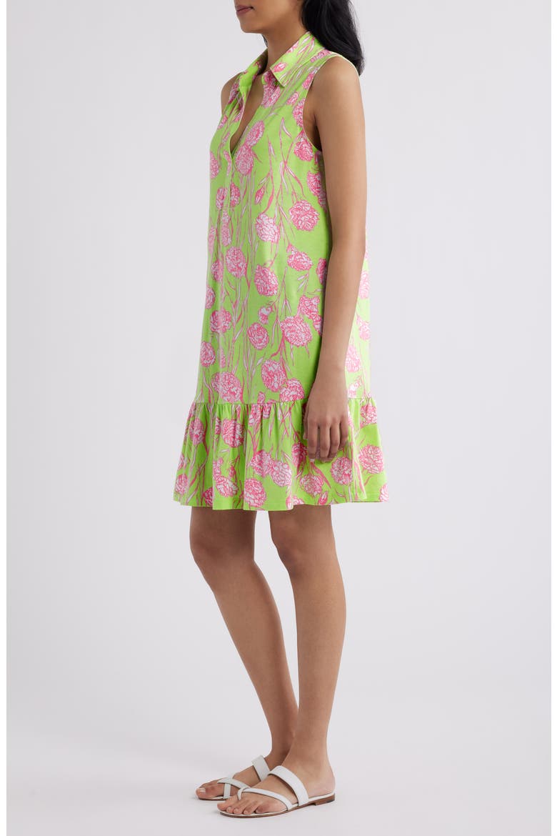 Riegan Floral Print Sleeveless Dress, Alternate, color, PISTACHIO MACARON ALINA
