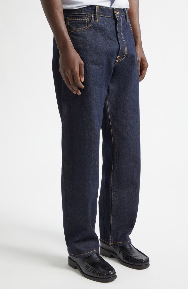 Noah Selvedge Straight Leg Jeans, Alternate, color, Indigo