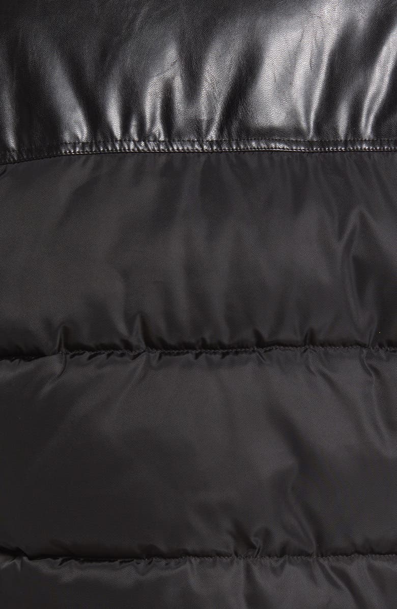 Noize Vroni Mixed Media Puffer Jacket, Alternate, color, 