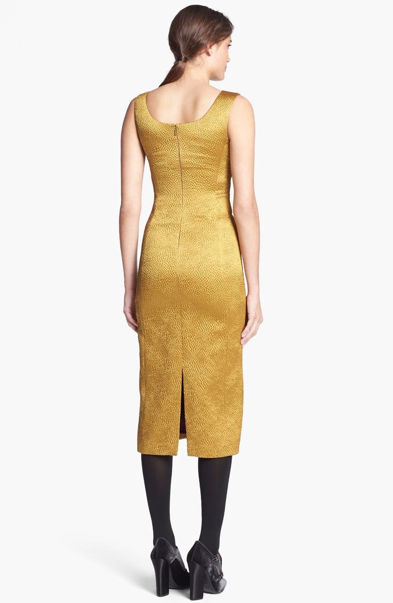 Tory Burch 'Birdie' Cotton Blend Midi Dress, Alternate, color, 