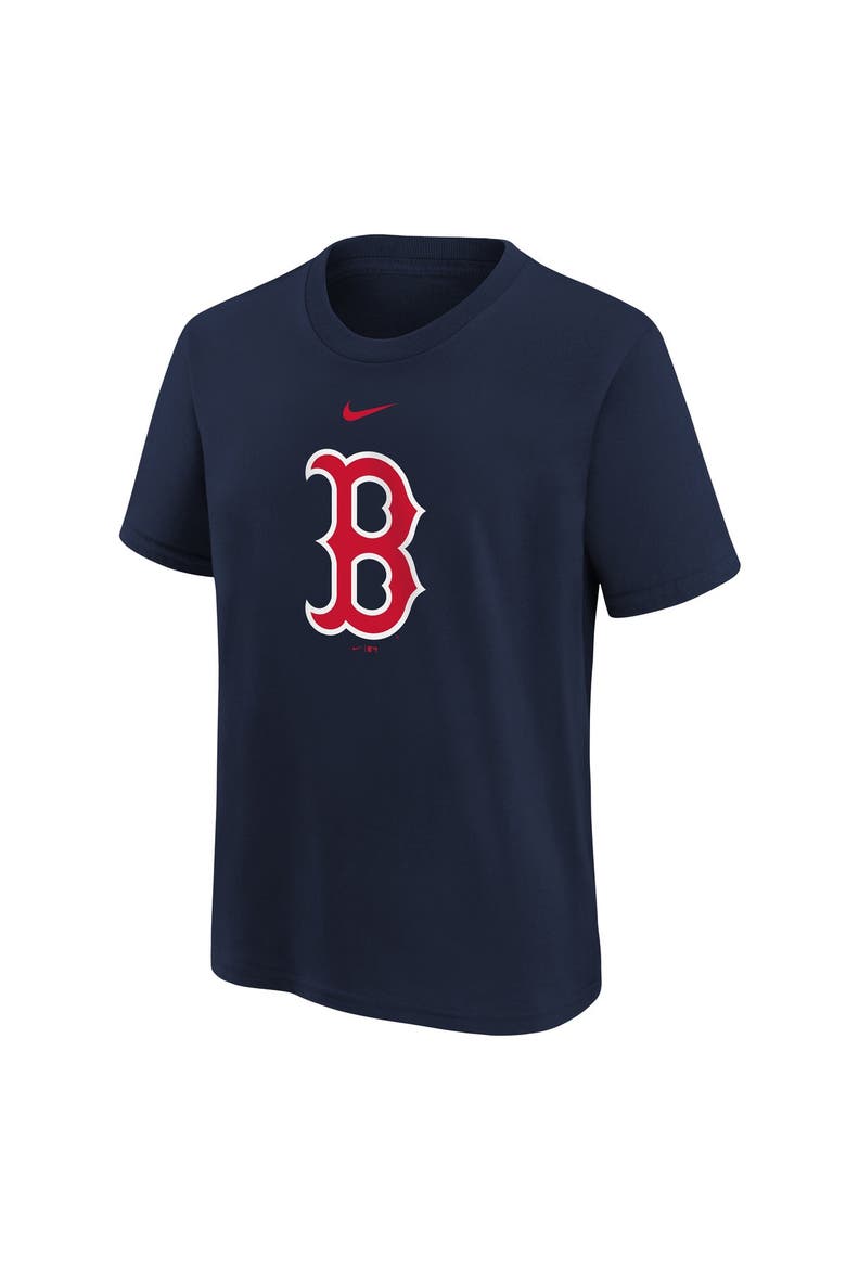 Youth Nike  Navy Boston Red Sox Large Logo T-Shirt, Alternate, color, Navy