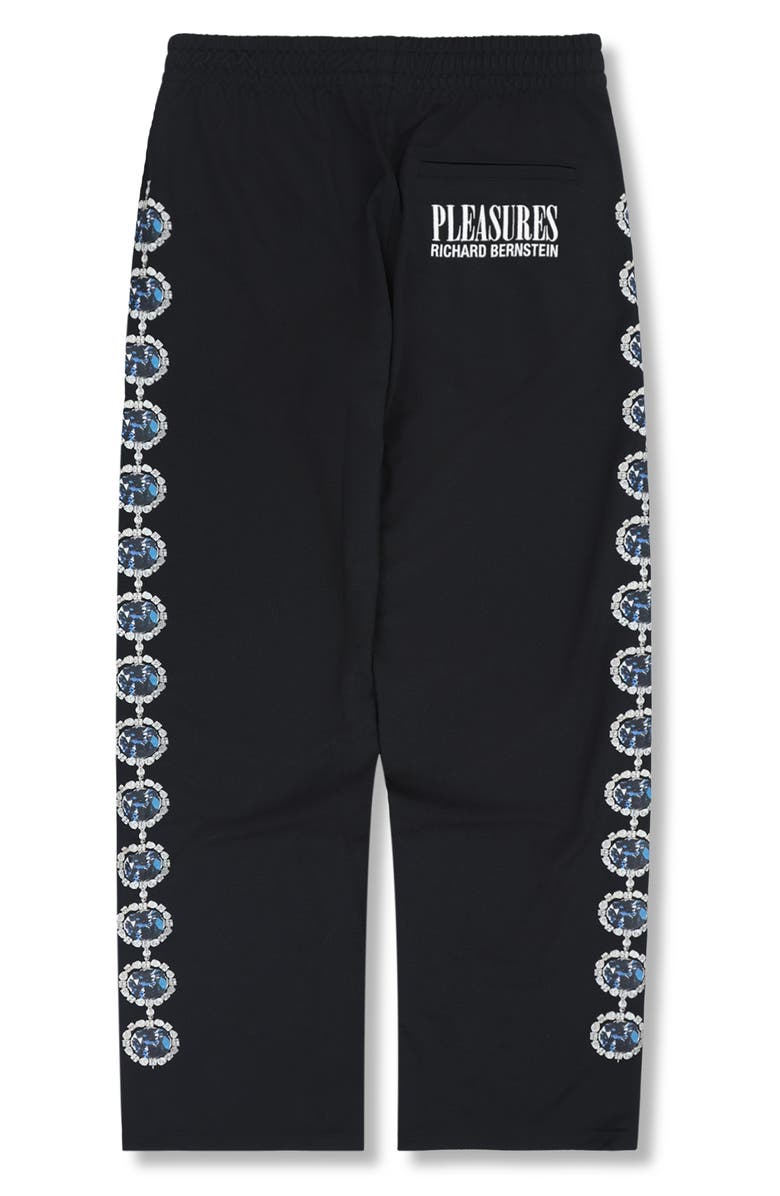 PLEASURES x Richard Bernstein Mythic Hope Track Pants, Main, color, Black