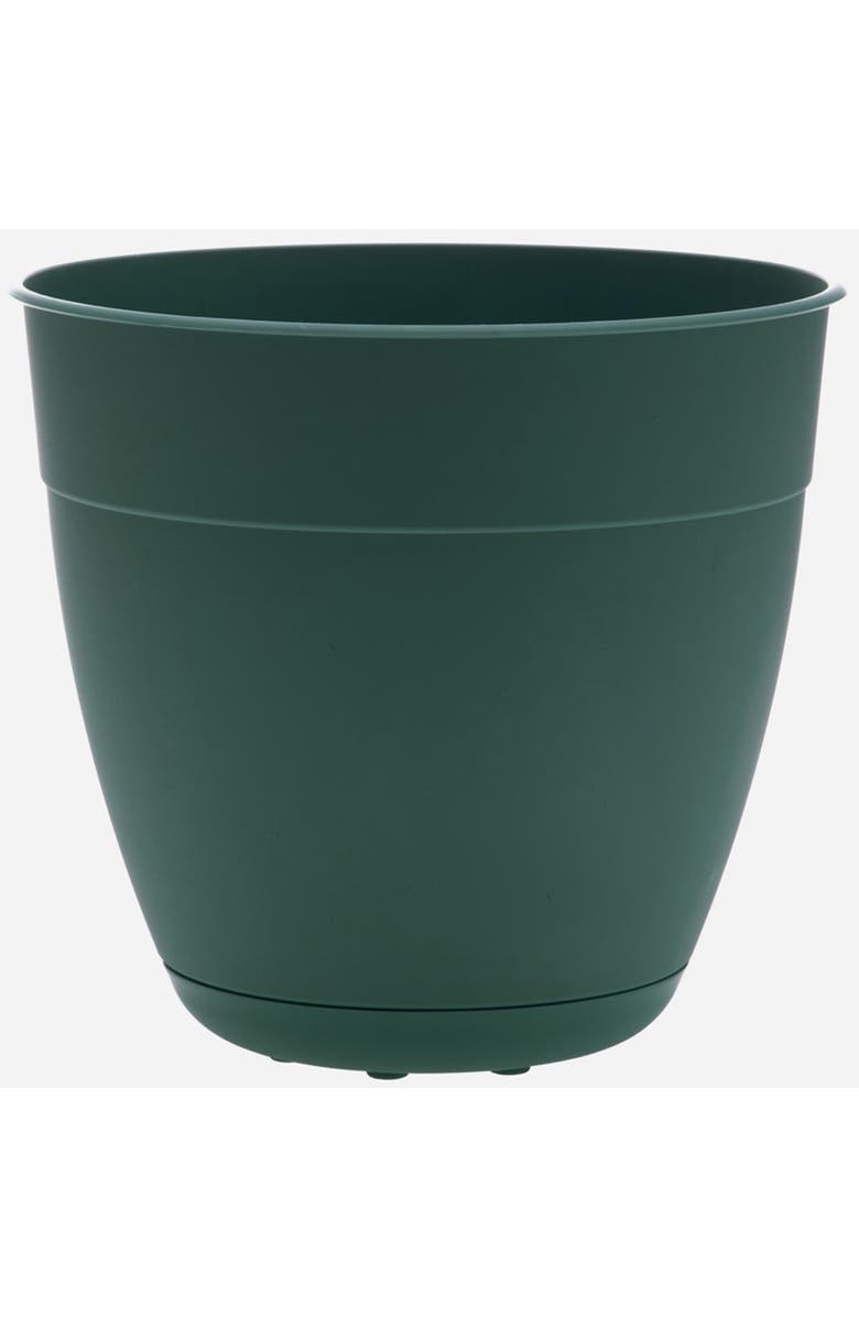 Bloem 16 Inch Dayton Planter With Saucer, Turtle Green, Main, color, Green