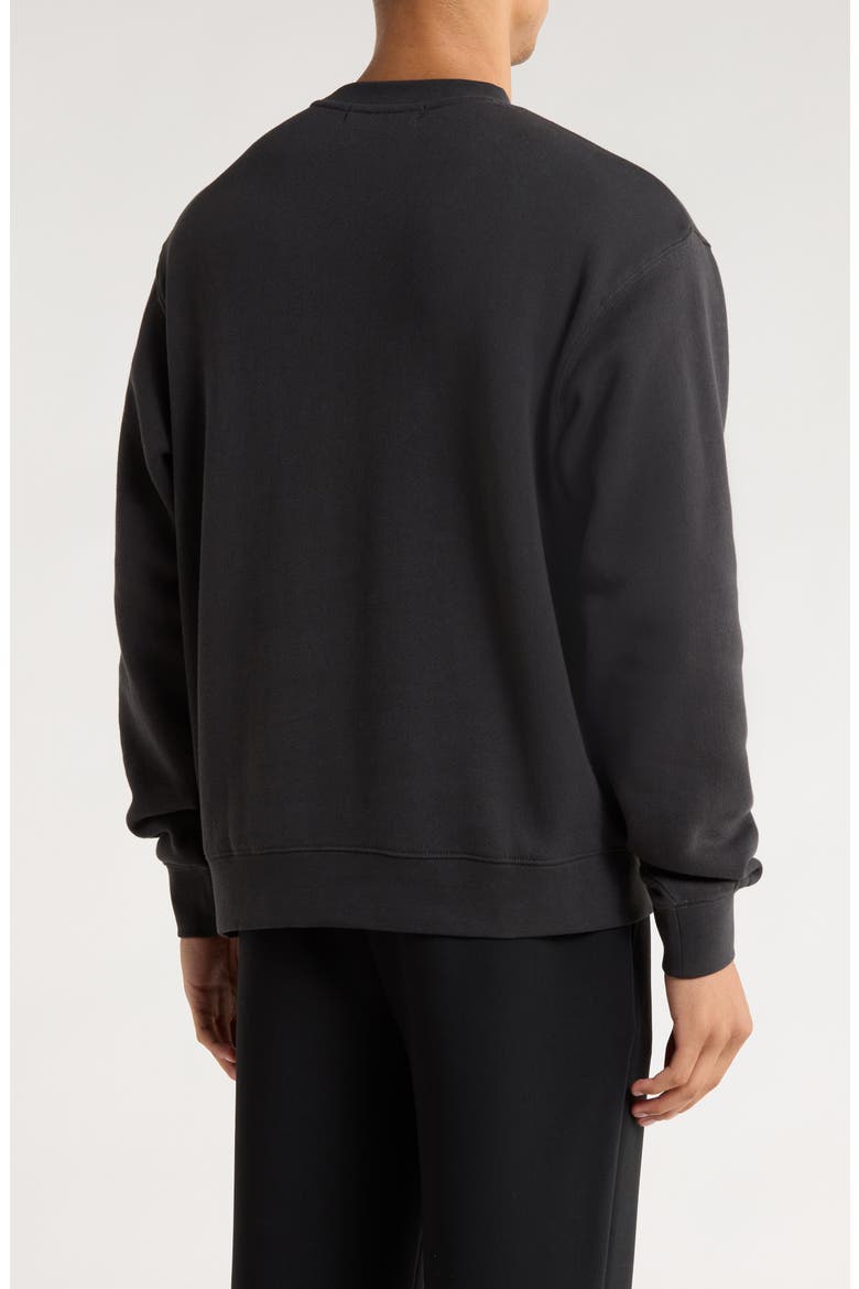 Stacked Logo Cotton Hoodie, Alternate, color, BLACK