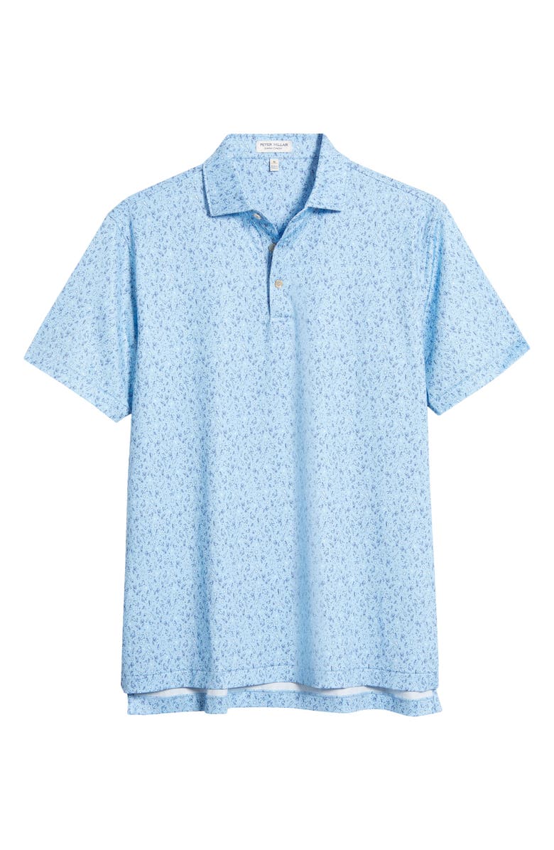 Peter Millar Hair of the Dog Libation Print Performance Golf Polo, Alternate, color, 