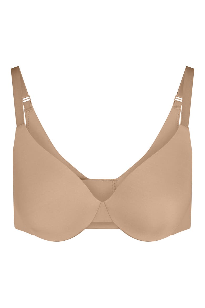 Smoothing Intimates Full Coverage Underwire Bra, Alternate, color, CLAY