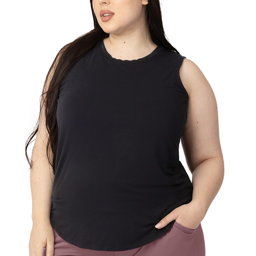 Kindred Bravely Maternity & Nursing Tank In Black