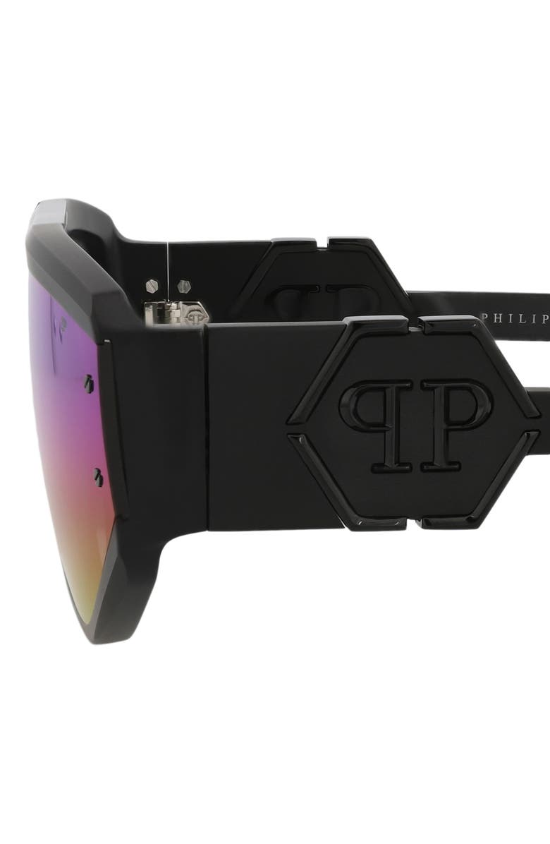 PHILIPP PLEIN 65mm Shield Sunglasses, Alternate, color, 
