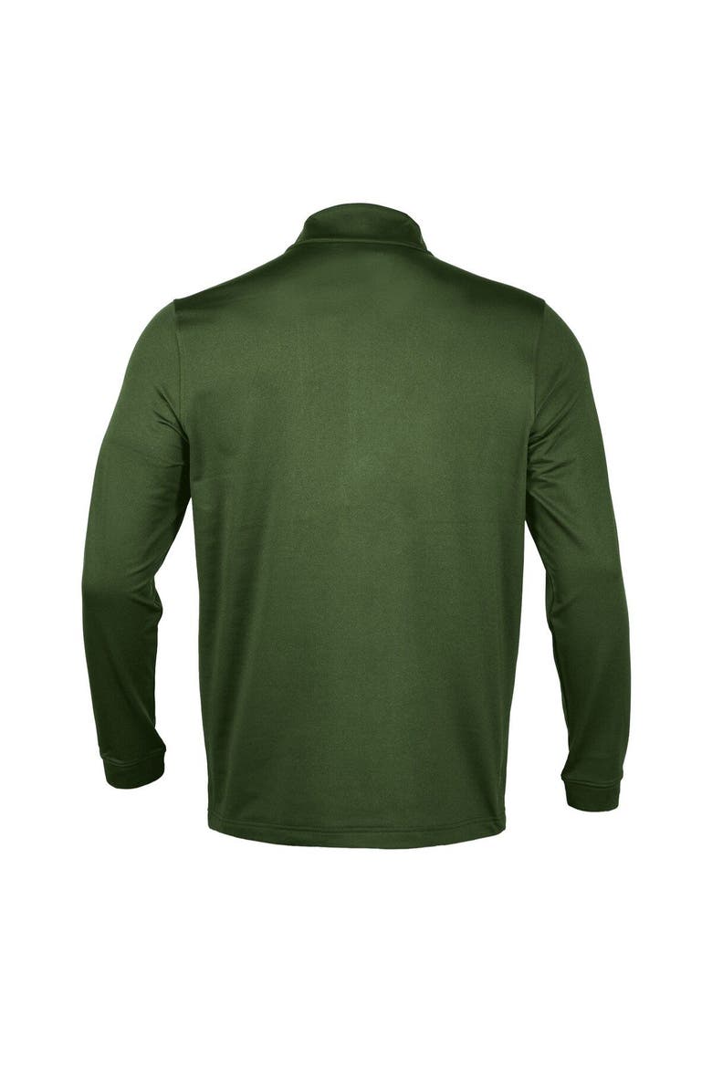 Men's Levelwear Hunter Green Minnesota Wild NHL x PGA Scout Midlayer Quarter-Zip Pullover Top, Alternate, color, Hunter Green
