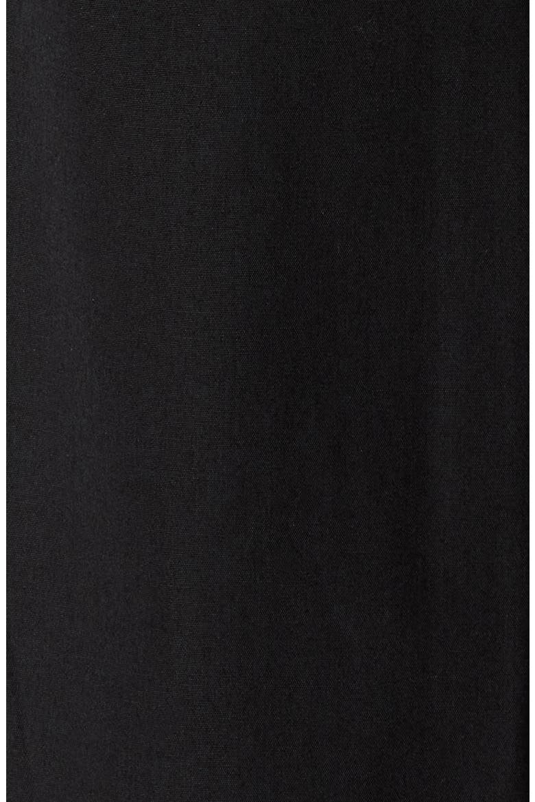 Craft Short Sleeve Poplin Button-Up Work Shirt, Alternate, color, BLACK