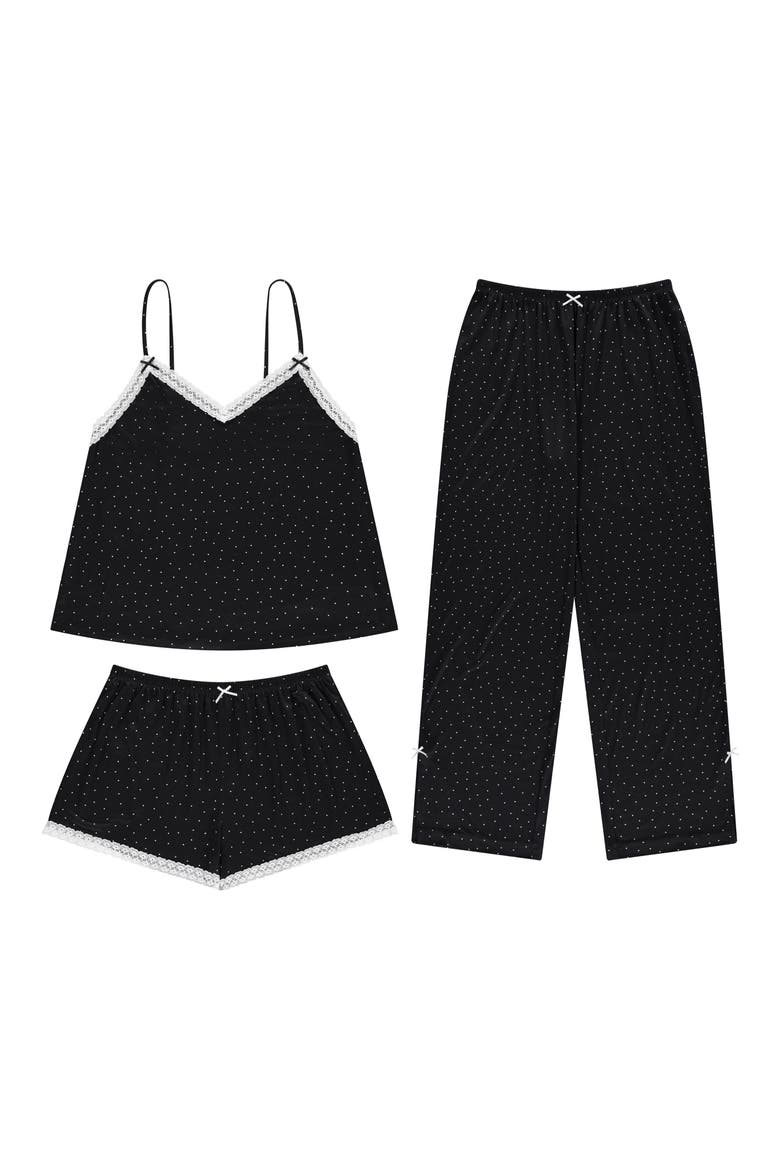 Alani 3-Piece Lounge Set, Alternate, color, BLACK