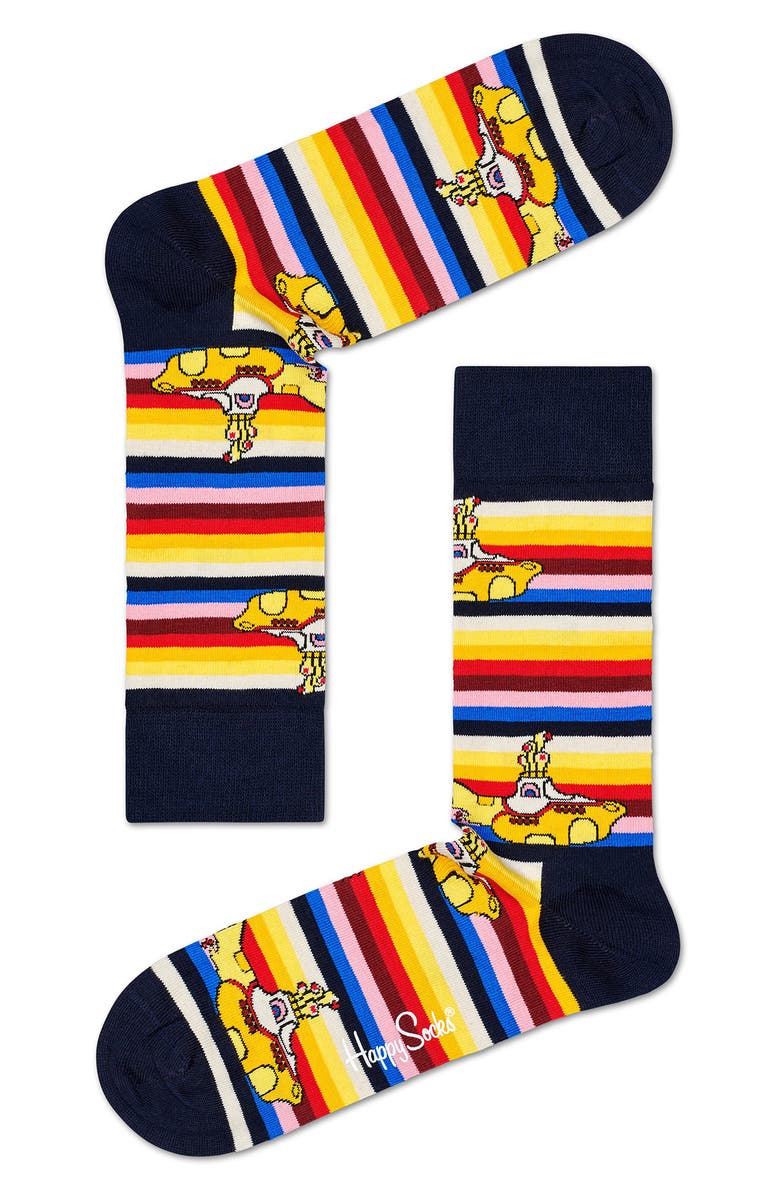 Happy Socks Beatles All On Board Socks, Main, color, 