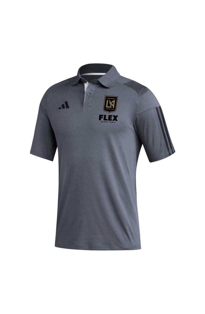 adidas Men's adidas Gray LAFC 2023 On-Field Training Polo, Alternate, color, 
