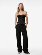 ZDNU 81041892 Structured Satin Strapless Corset
