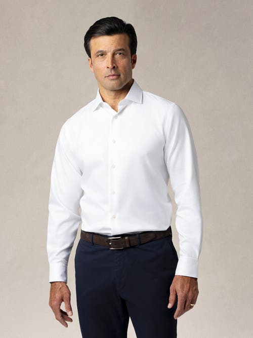 Robert Talbott Reynolds Twill Contemporary Fit Shirt In White
