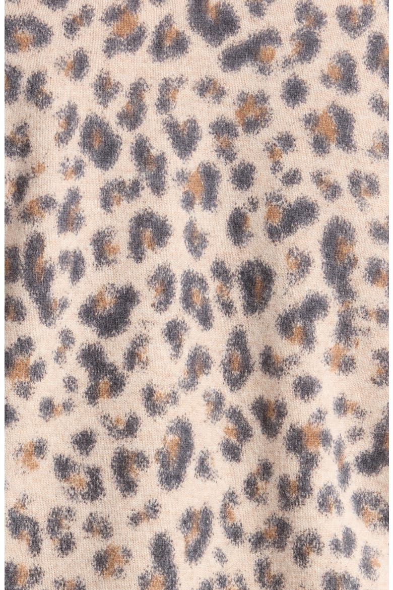 Leopard Print Raglan Sweater, Alternate, color, TAN- BLACK BEA LEOPARD
