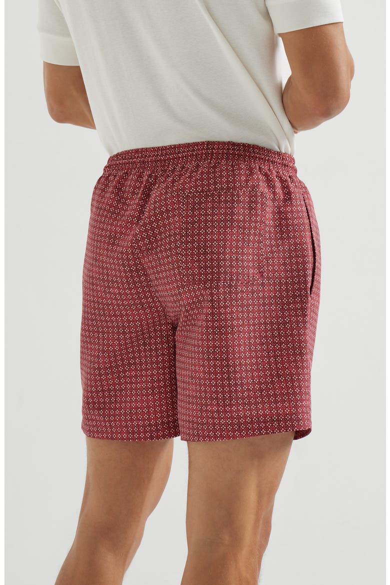 Nylon swim shorts, Alternate, color, Cherry