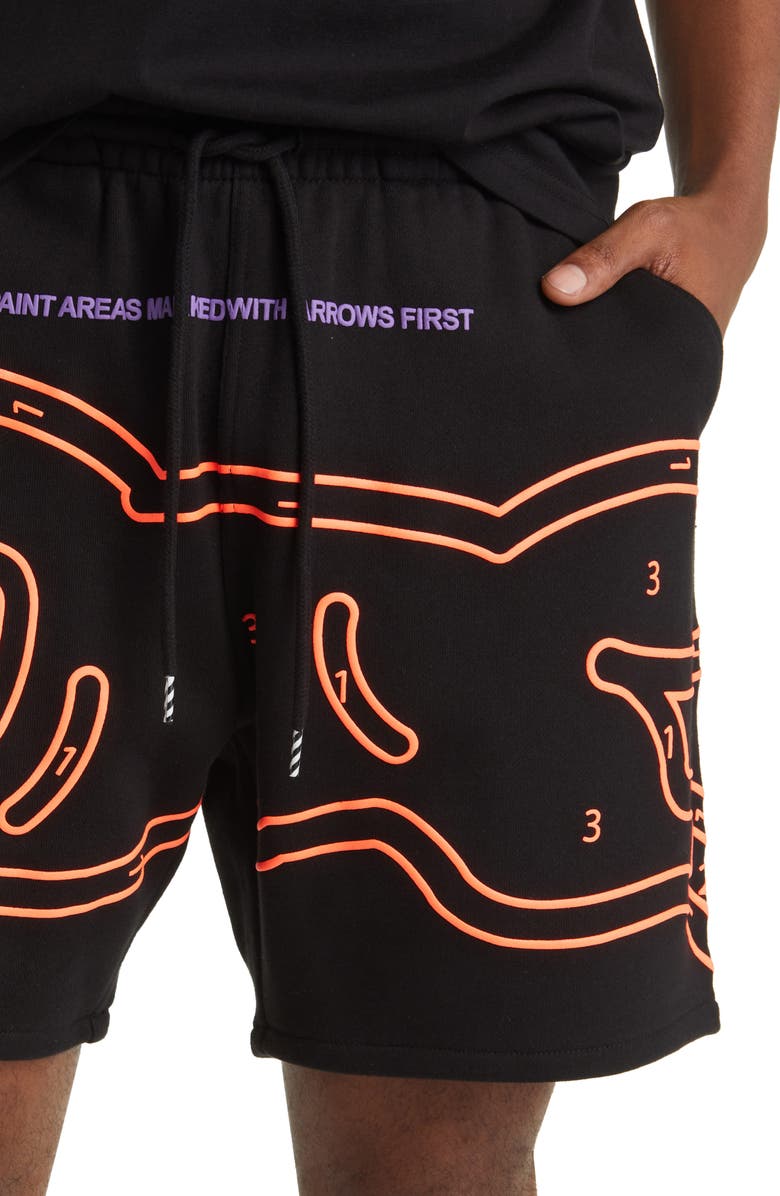 ICECREAM Over and Out Sweat Shorts, Alternate, color, 