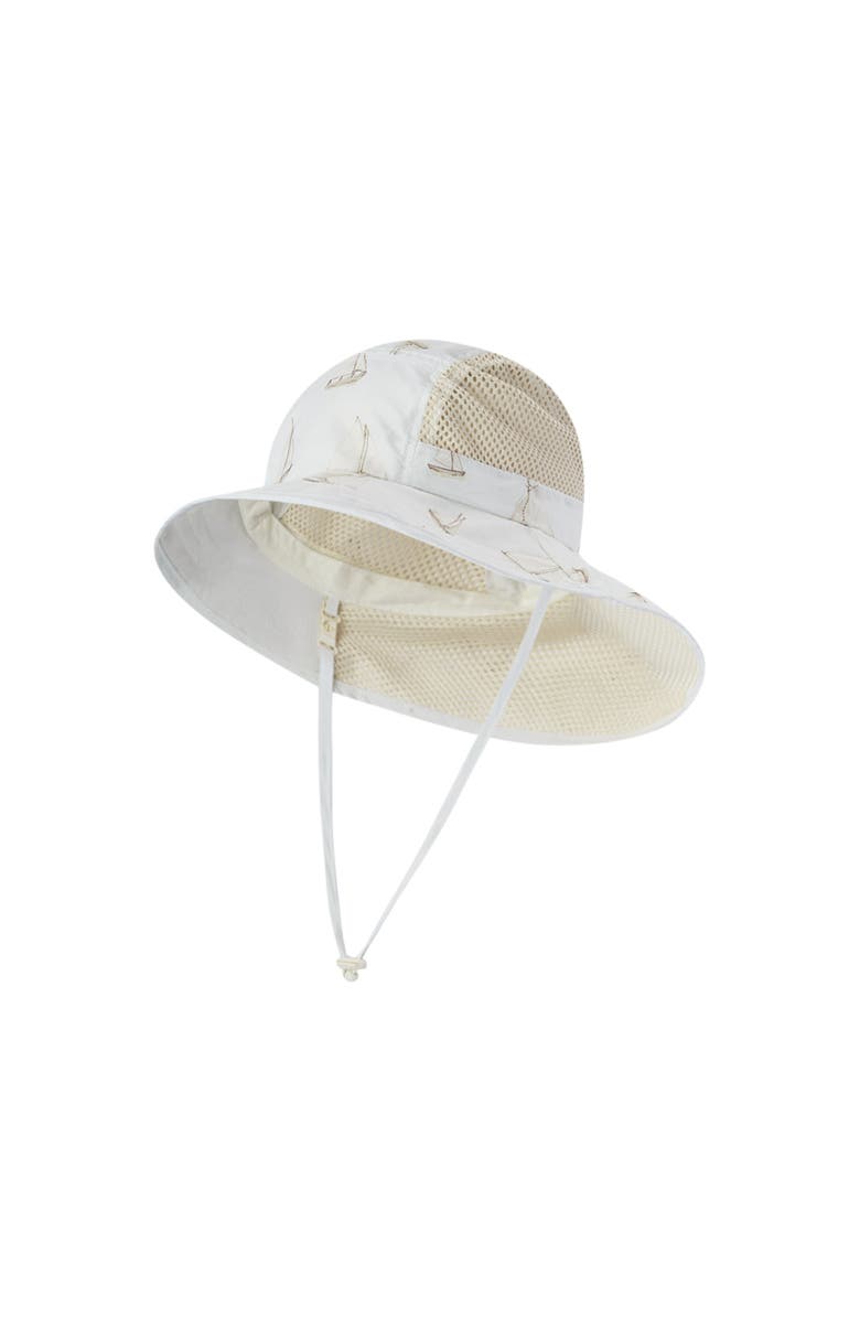 Milkbarn Sun Safety Play Hat, Main, color, Sailboat Melody