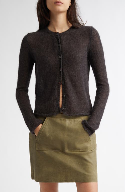 Paloma Wool Button Fine Champions Mohair & Alpaca Blend Cardigan in Grey  product