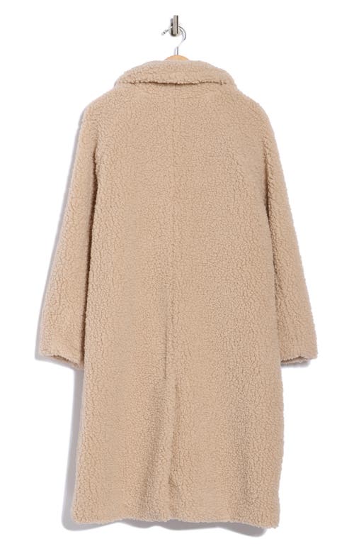 Lucky Brand Missy Teddy Coat In Brown
