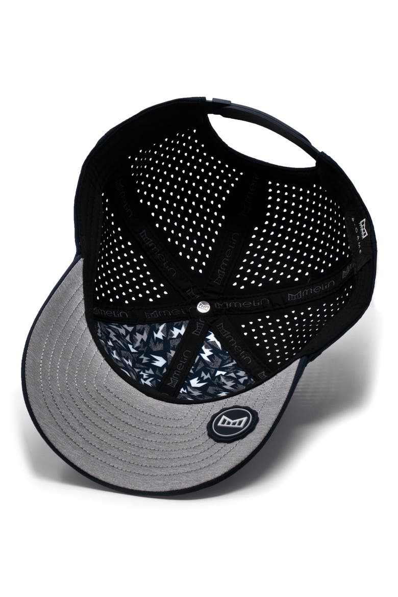 A-Game Hydro Performance Snapback Hat, Alternate, color, NAVY