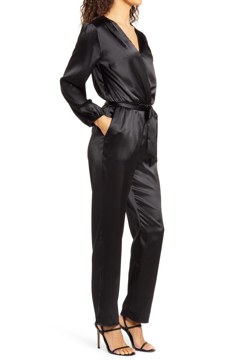 Fraiche by J Wrap Jumpsuit, Alternate, color, 