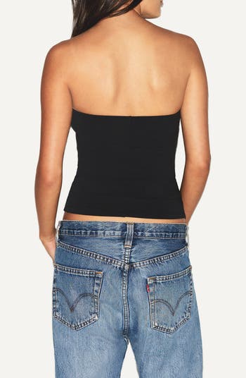 Stretch Cotton Jersey Tube Top