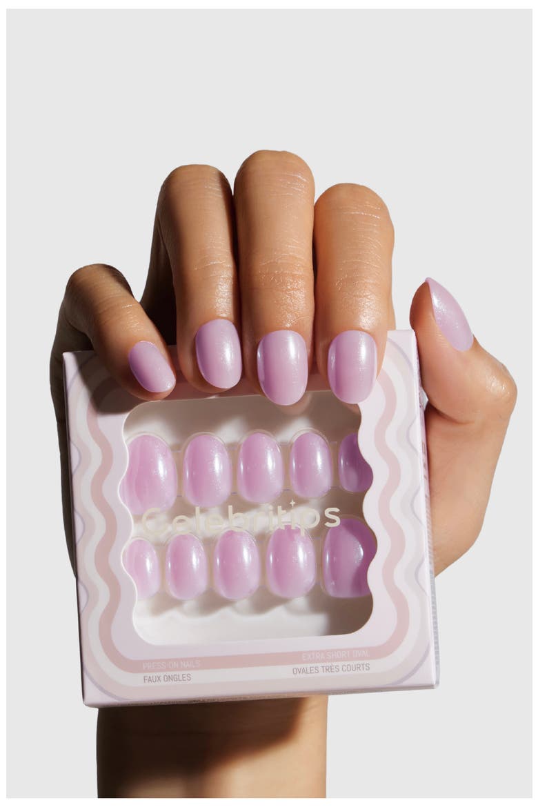 Lavender Glaze Press-On Nails, Alternate, color, LAVENDER GLAZE