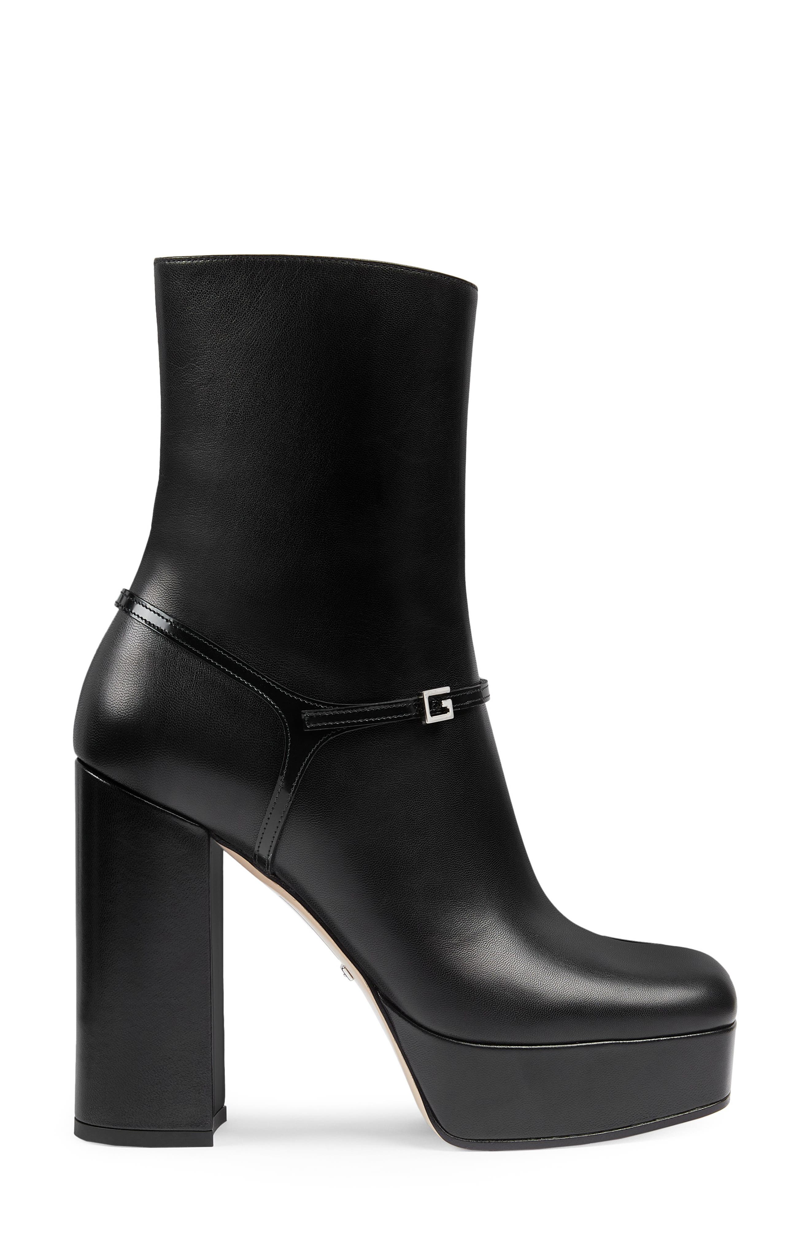 Gucci XXMM Tiarah Platform Bootie, Alternate, color, 