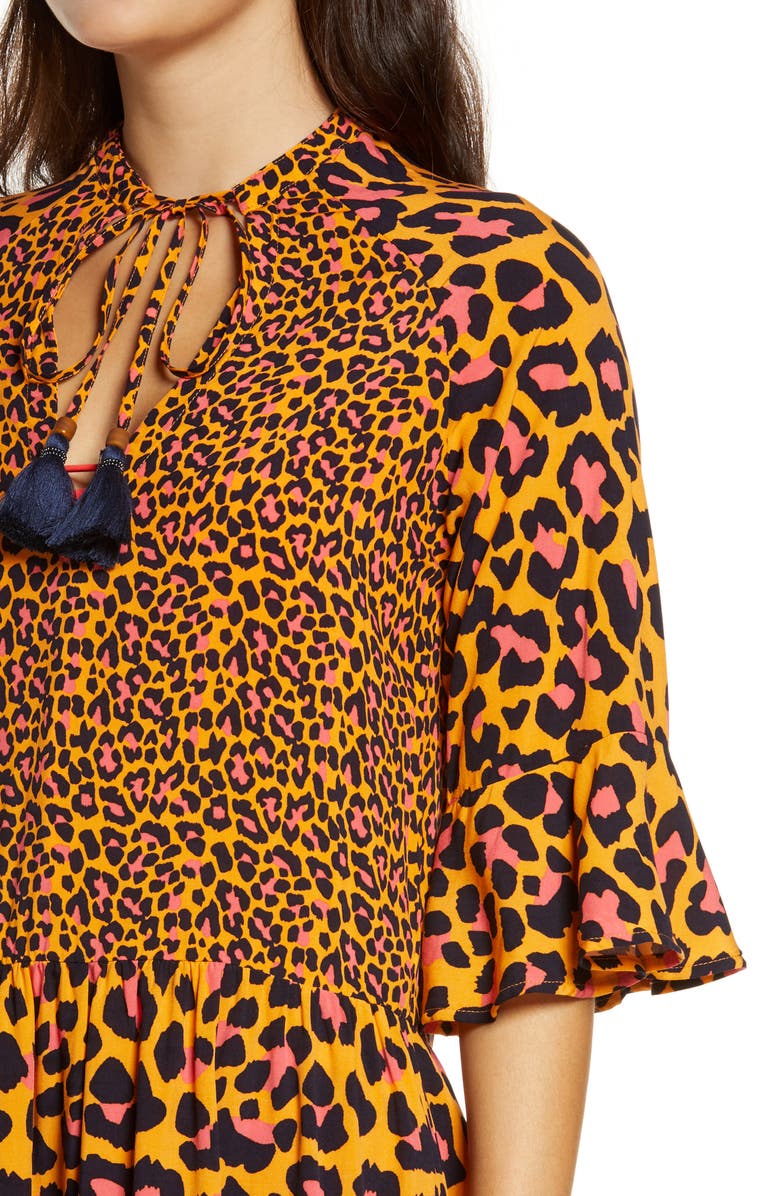 Maaji Bonfire Infinite Tunic Dress, Alternate, color, 