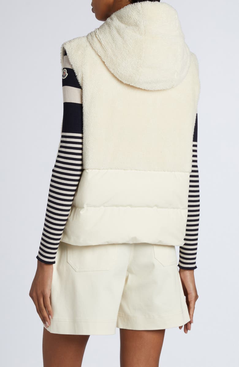 Moncler Floy Mixed Media Down Vest, Alternate, color,