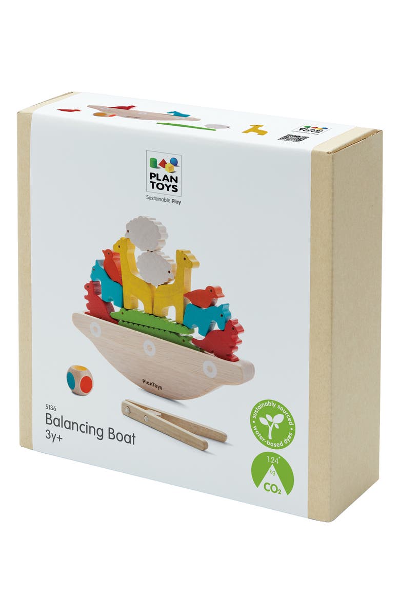 PlanToys<sup>®</sup> Balancing Boat Playset, Alternate, color, Assorted