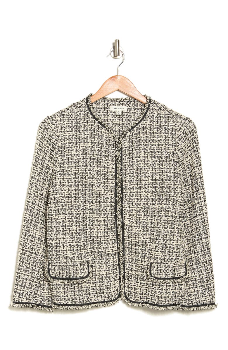 MAX STUDIO Tweed Jacket, Alternate, color, 