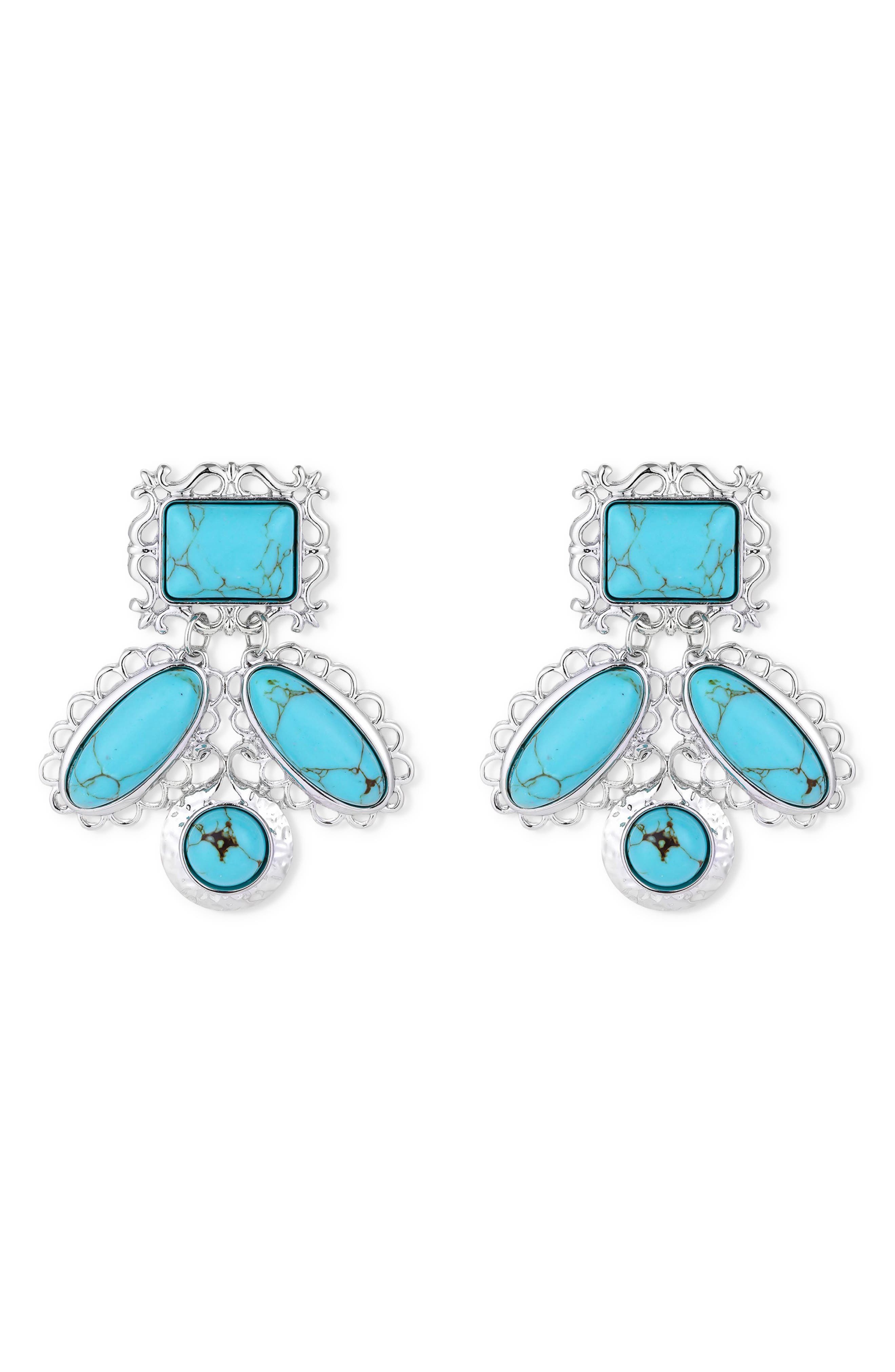 SILVER/ TURQUOISE