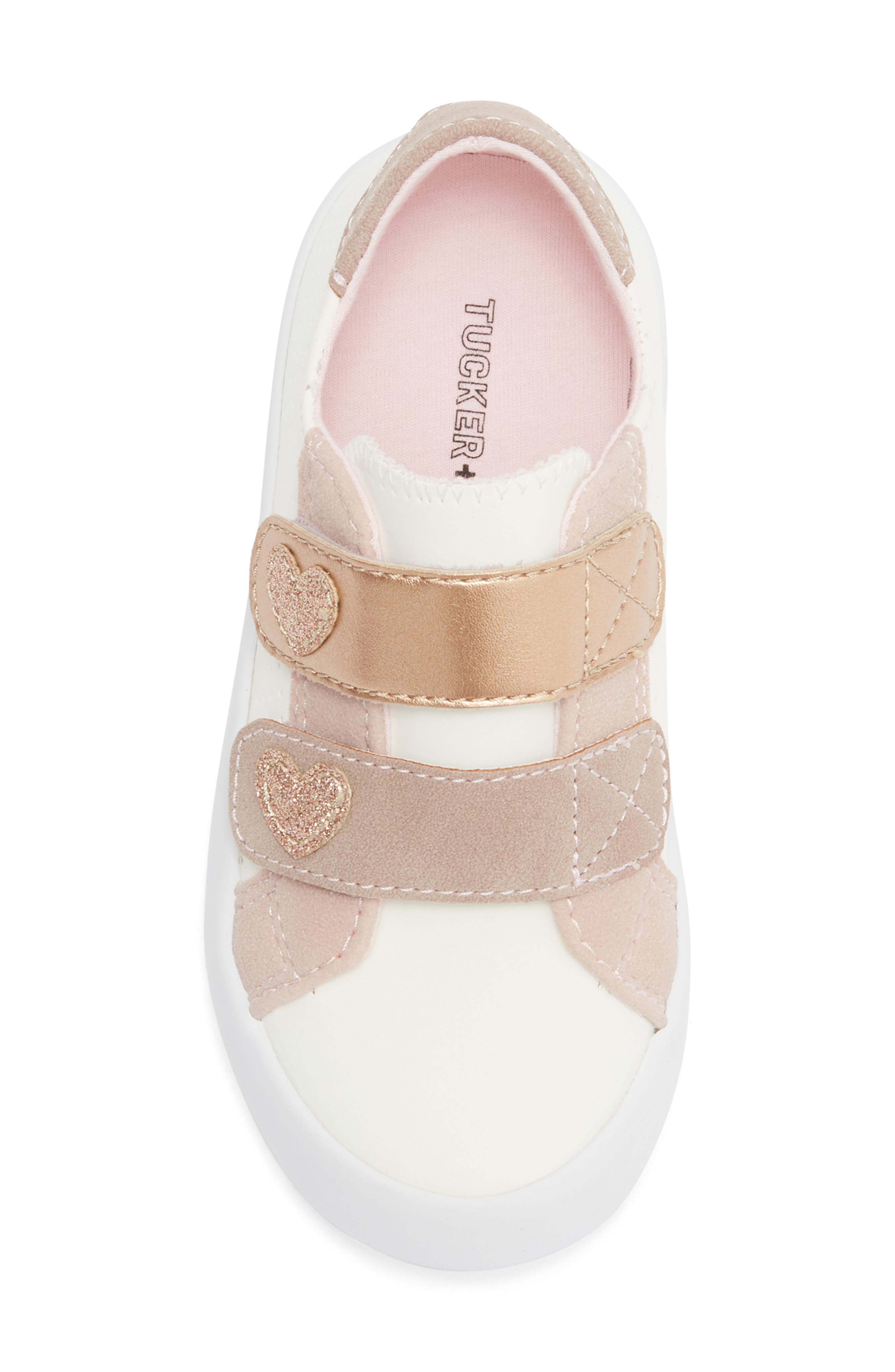 Kids' Rosalie Heart Sneaker, Alternate, color, WHITE MULTI