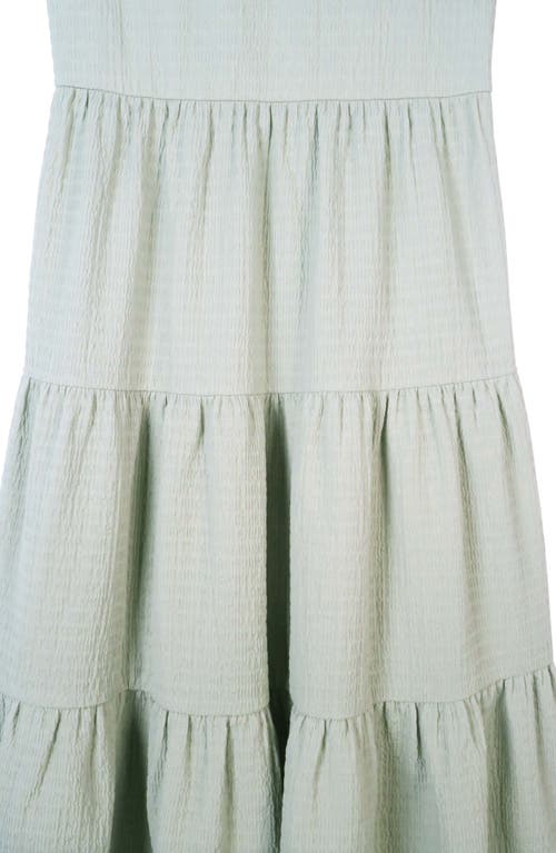 Zunie Kids' Tiered Knit Maxi Dress