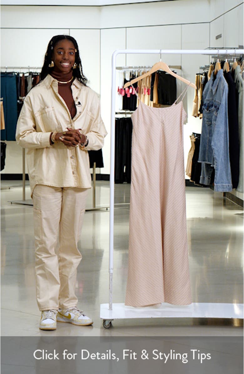 Elyna Pinstripe Maxi Dress, sales video thumbnail