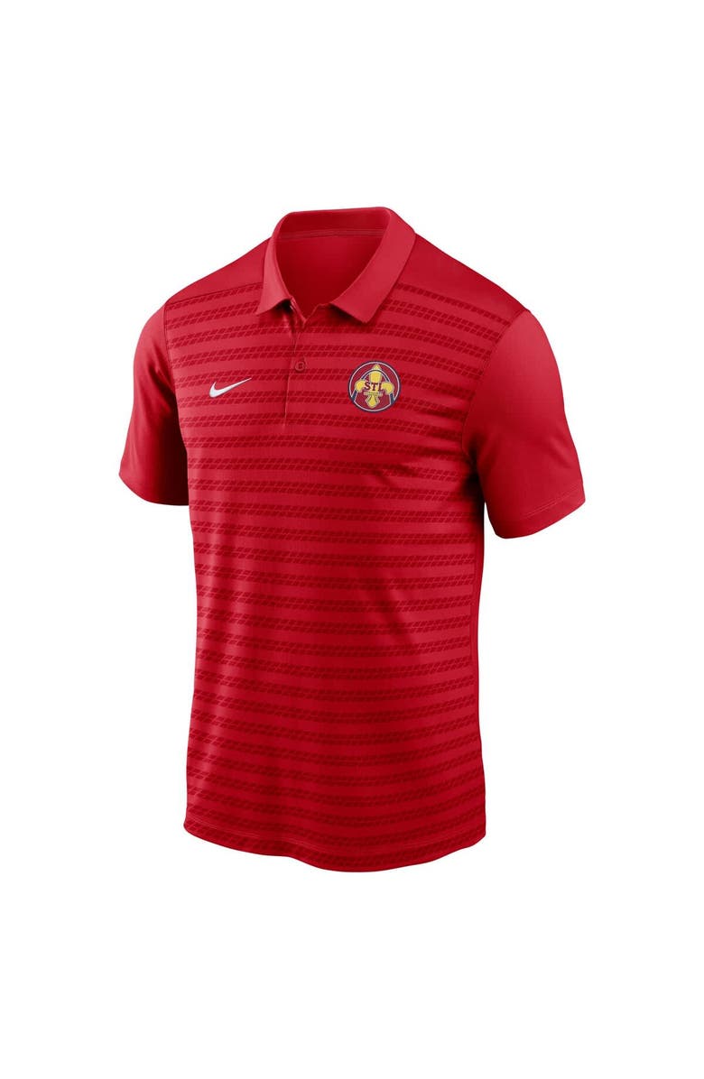 Nike Men's Nike Red St. Louis Cardinals Authentic Collection City Connect Victory Performance Polo, Alternate, color, Red