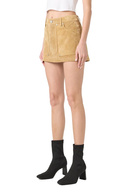 BLANKNYC BLANKNYC SUEDE MICROMINI SKIRT 