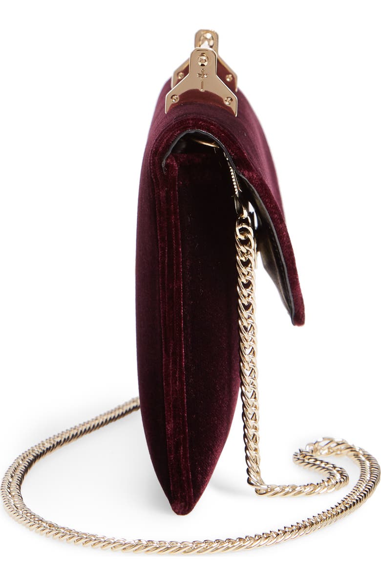 M2MALLETIER Annabelle Velvet Clutch, Alternate, color,