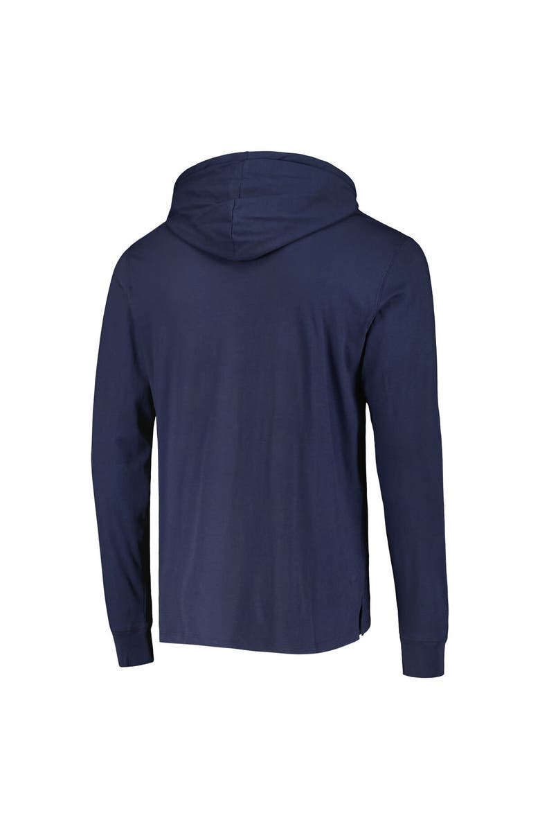 '47 Men's '47 Navy Tennessee Titans Field Franklin Hooded Long Sleeve T-Shirt, Alternate, color, Navy